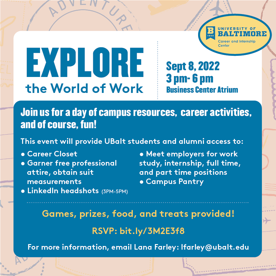 Explore the World of Work (Internship & Student Employment Fair) 